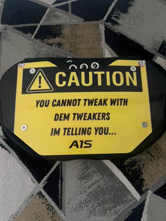 “CAN’T TWEAK” Backplate Yellow