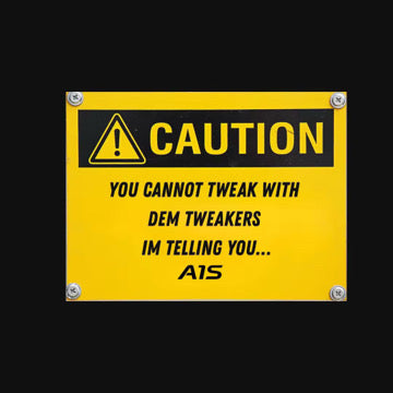 “CAN’T TWEAK” Backplate Yellow