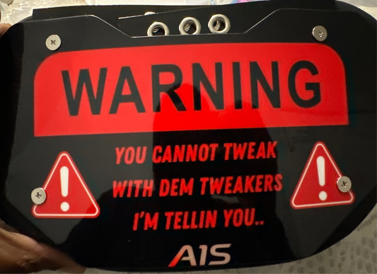 “CAN’T TWEAK” Backplate RED