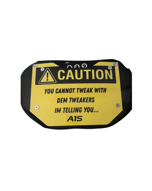 “CAN’T TWEAK” Backplate Yellow