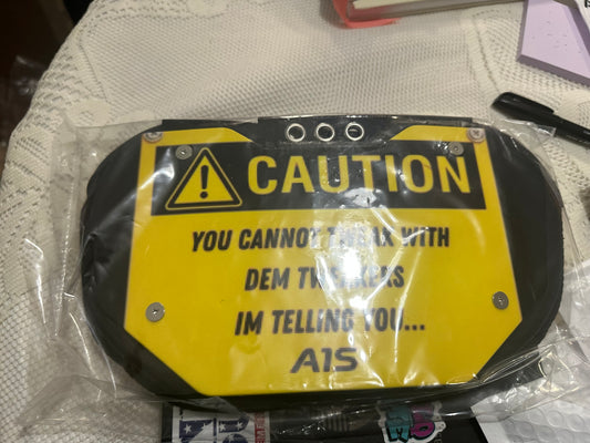 “CAN’T TWEAK” Backplate Yellow